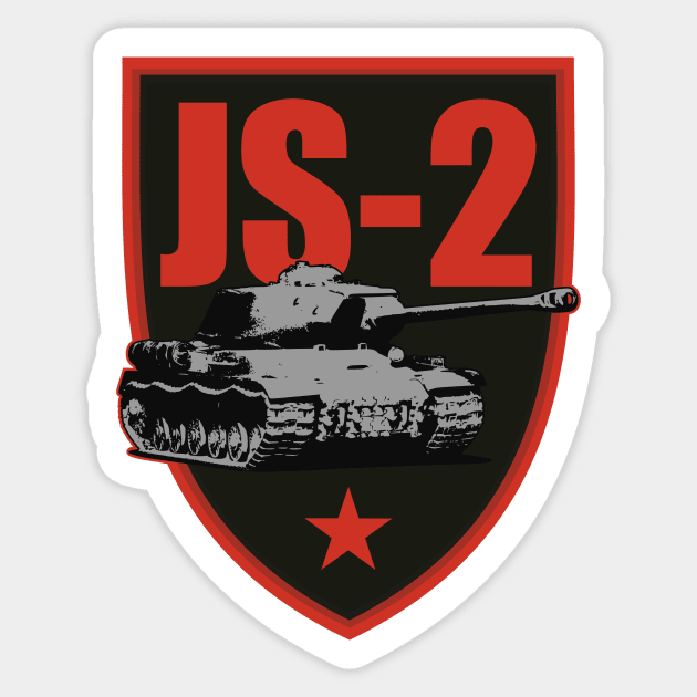 JS-2 Tank Sticker by Firemission45